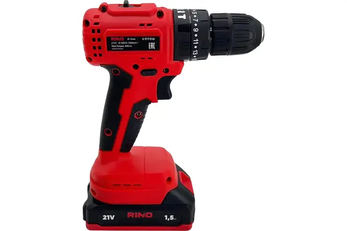 Аккумуляторная дрель-шуруповерт RINO DRL5-1, 18 В, 40 Нм, 1,5 А·ч  №2