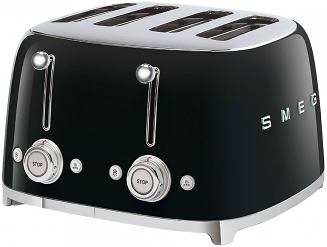 Тостер Smeg TSF03BLEU, Черный детальное изображение - 8