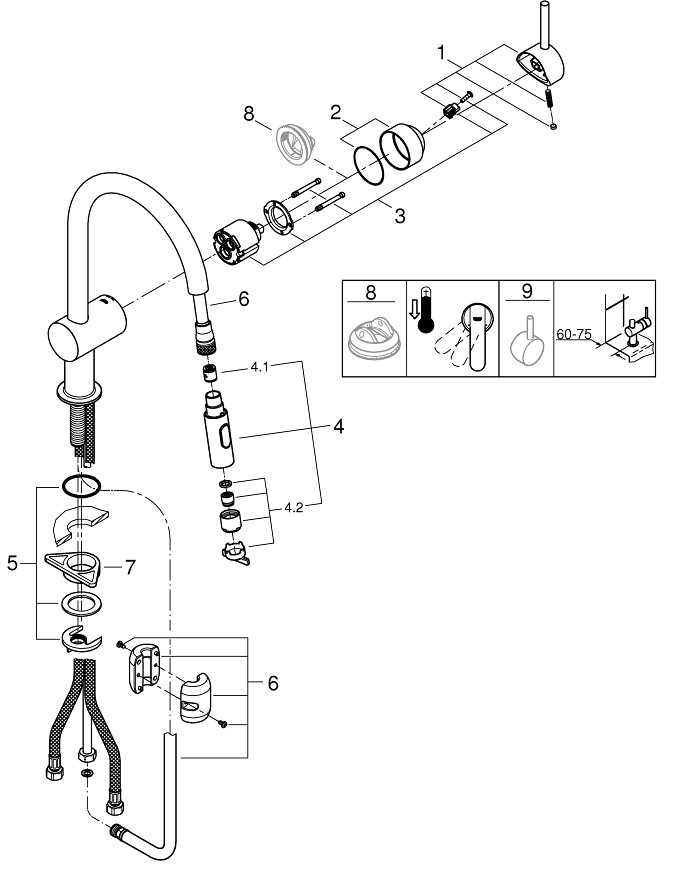 Смеситель Grohe Minta 32321002 детальное изображение - 7