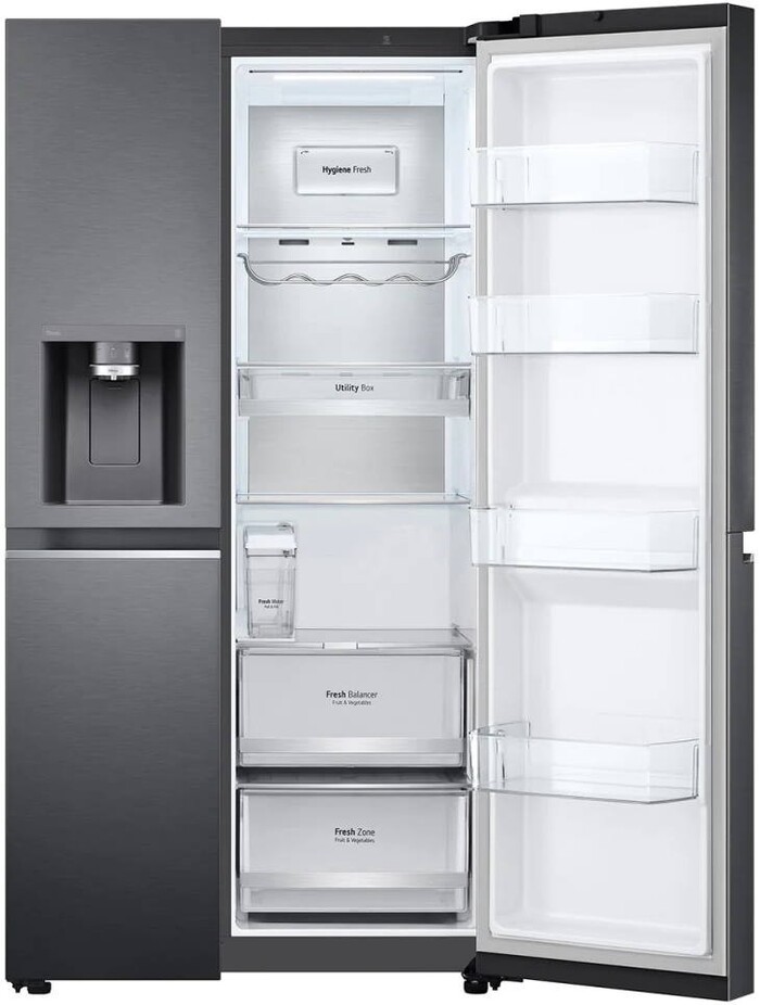 Холодильник LG GC-L257CBEC, Черный №5