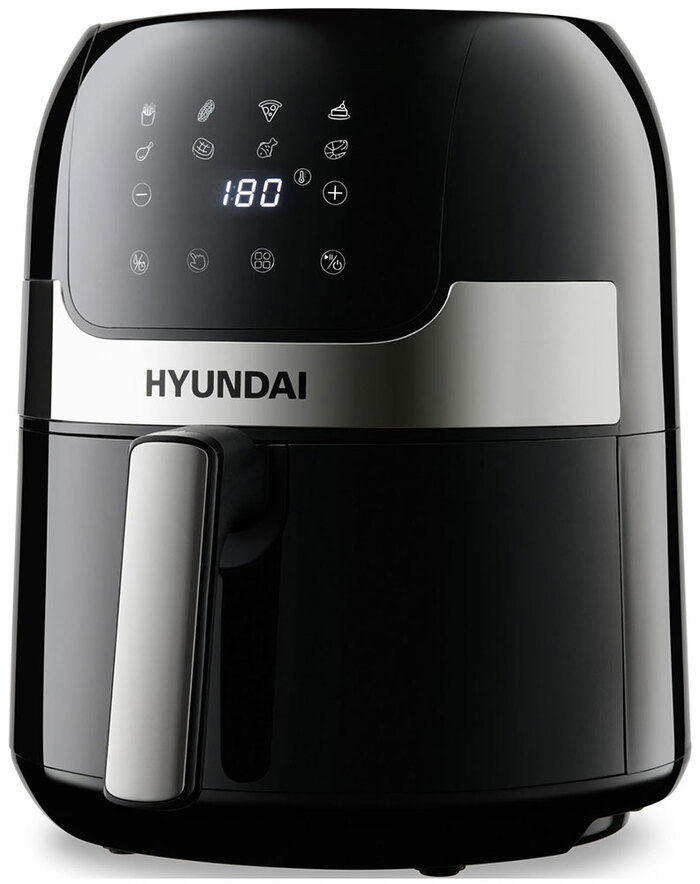 Аэрогриль Hyundai HYF-3555, 3,5 л, 1500 Вт, Черный №2