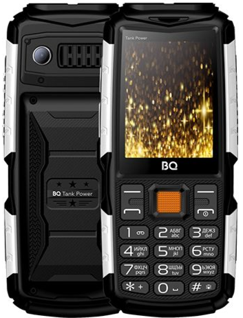 Мобильный телефон BQ 2430 Tank Power, 32 Мб, Черный/Серебристый, Dual micro-SIM детальное изображение - 4