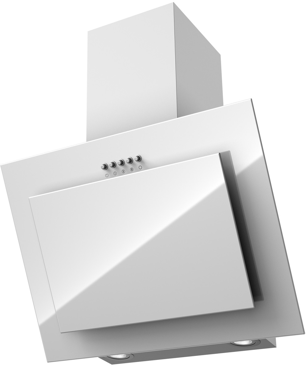 Вытяжка Krona SELIYA 600 white push button, Белый детальное изображение - 1