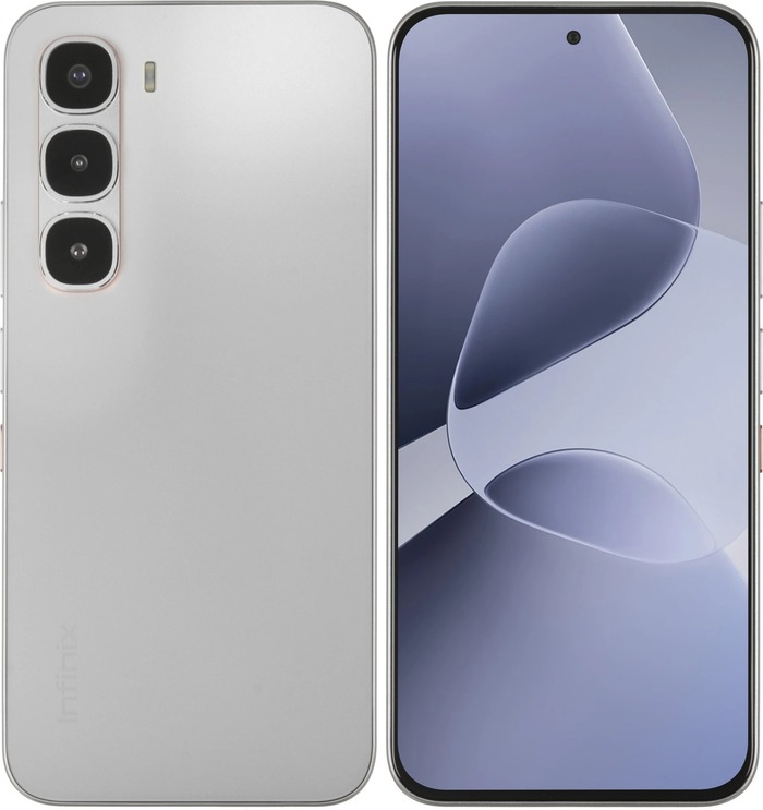 Смартфон Infinix Hot 60 Pro (CAU) 8/128 Гб Серебристый, Dual nano SIM №1
