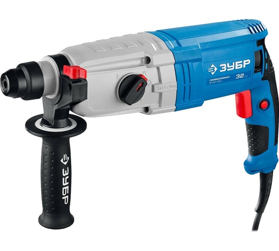 Перфоратор ЗУБР Профессионал ЗП-32-1100 К, 1100 Вт, 3,4 Дж, 0-5100 уд/мин детальное изображение - 1