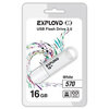 USB Flash накопитель Exployd 570 16 ГБ, белый вариант - 1