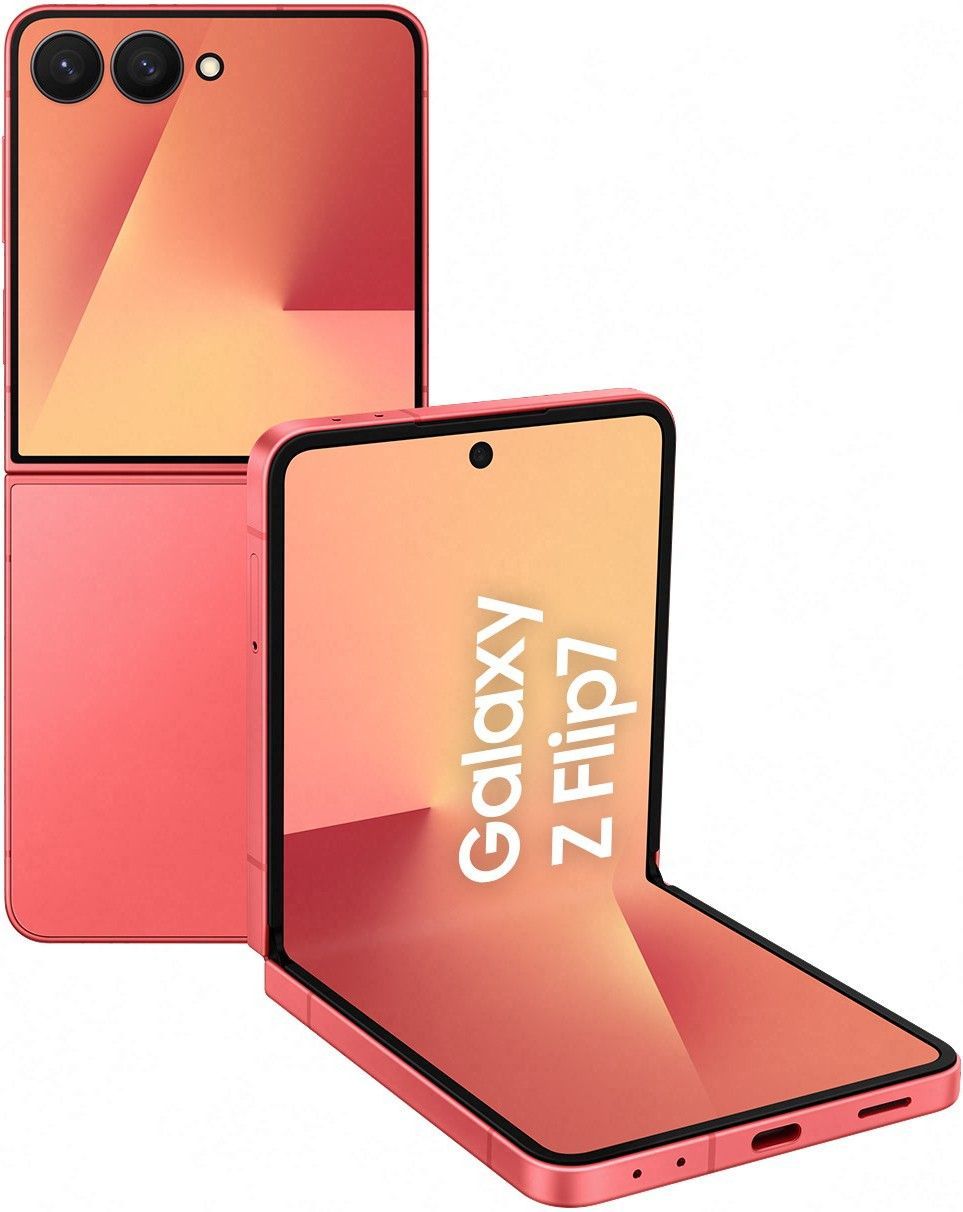 Смартфон Samsung Galaxy Z Flip7 12/256 ГБ, Коралловый, nano-SIM + eSIM детальное изображение - 1