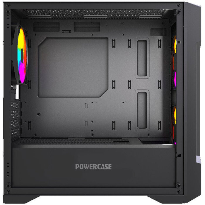 Корпус Powercase Mistral Micro X3B ARGB, Черный №4
