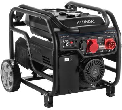 Генератор бензиновый HYUNDAI HHY 10050FE-3 ATS, 7.5 кВт, Черный детальное изображение - 1