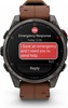 Смарт-часы Garmin Fenix 8 Pro AMOLED DLC, 51 мм, угольно-серый, черный силиконовый ремешок вариант - 9