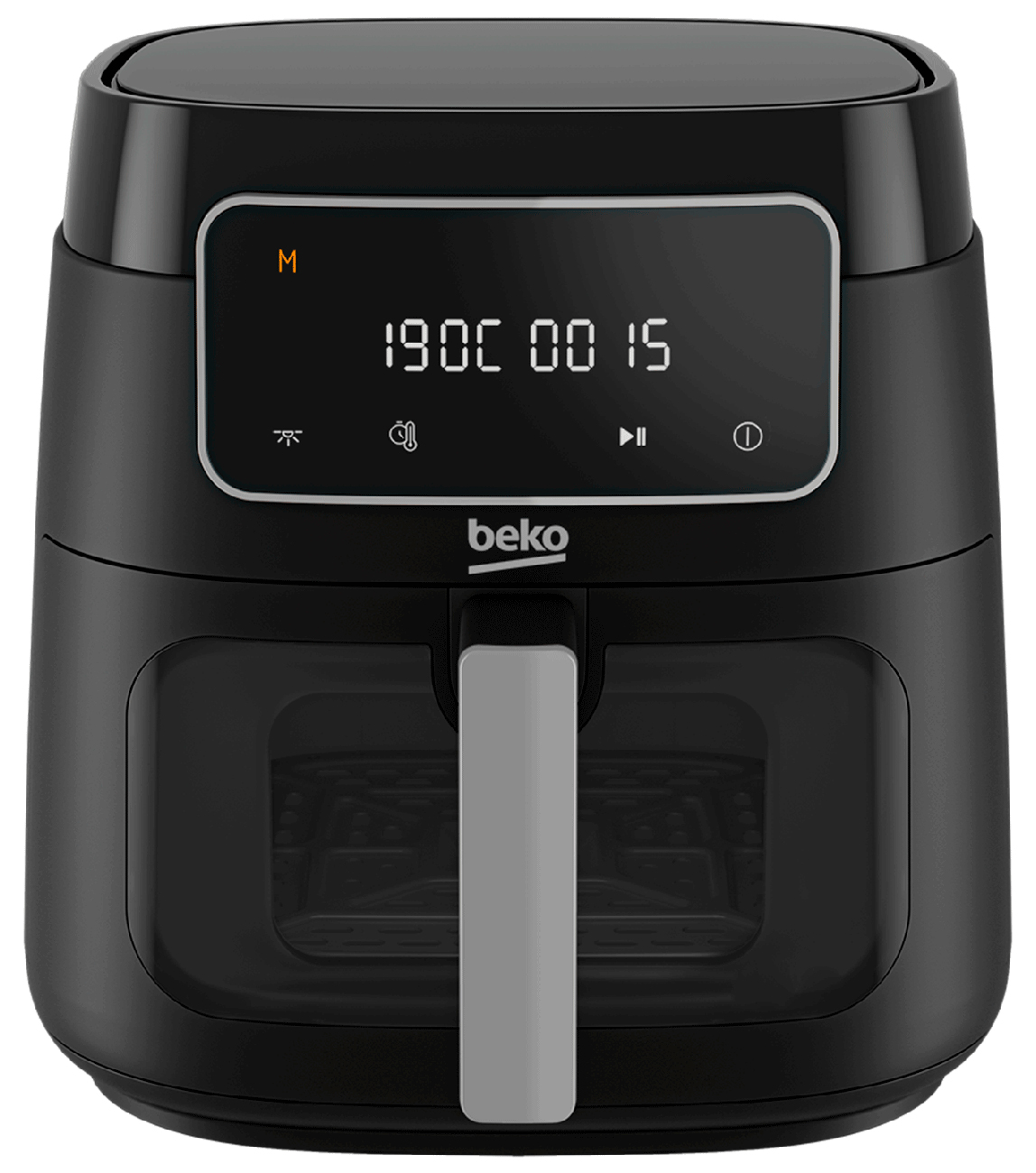Аэрогриль Beko FRL 3374 B, 7,6 л, 1750 Вт, Черный детальное изображение - 2