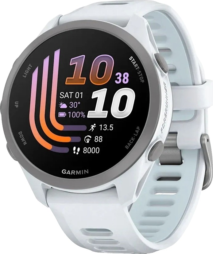 Смарт-часы Garmin Forerunner 170 Music, 43 мм, Белый детальное изображение - 1