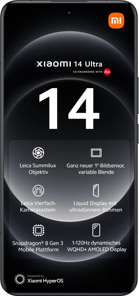 Смартфон Xiaomi 14 Ultra 256 ГБ, Черный, Dual nano SIM №2