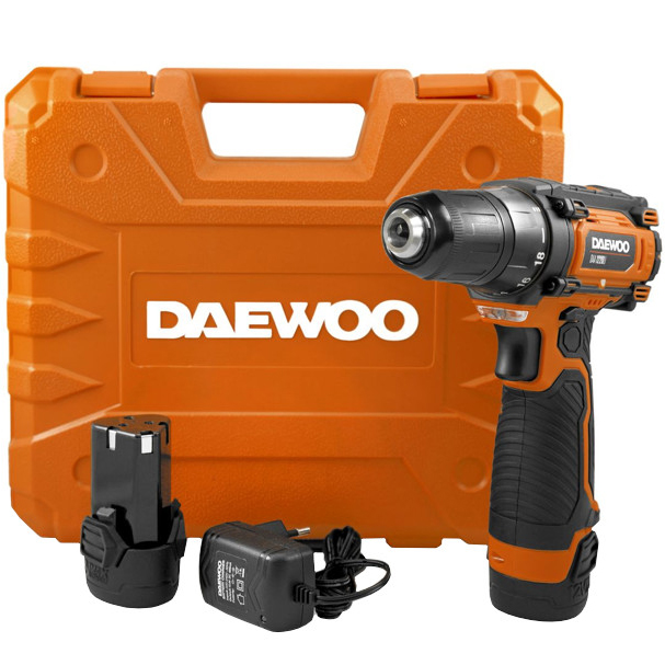 Аккумуляторная дрель-шуруповерт DAEWOO DAA 1220 LI DAA 1220LI, 2 акб, 30 Нм, 12 В детальное изображение - 5