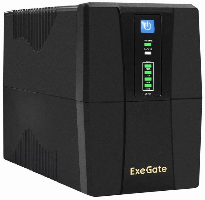 ИБП ExeGate Power Back BNB-1000.LED.AVR.4C13 №1