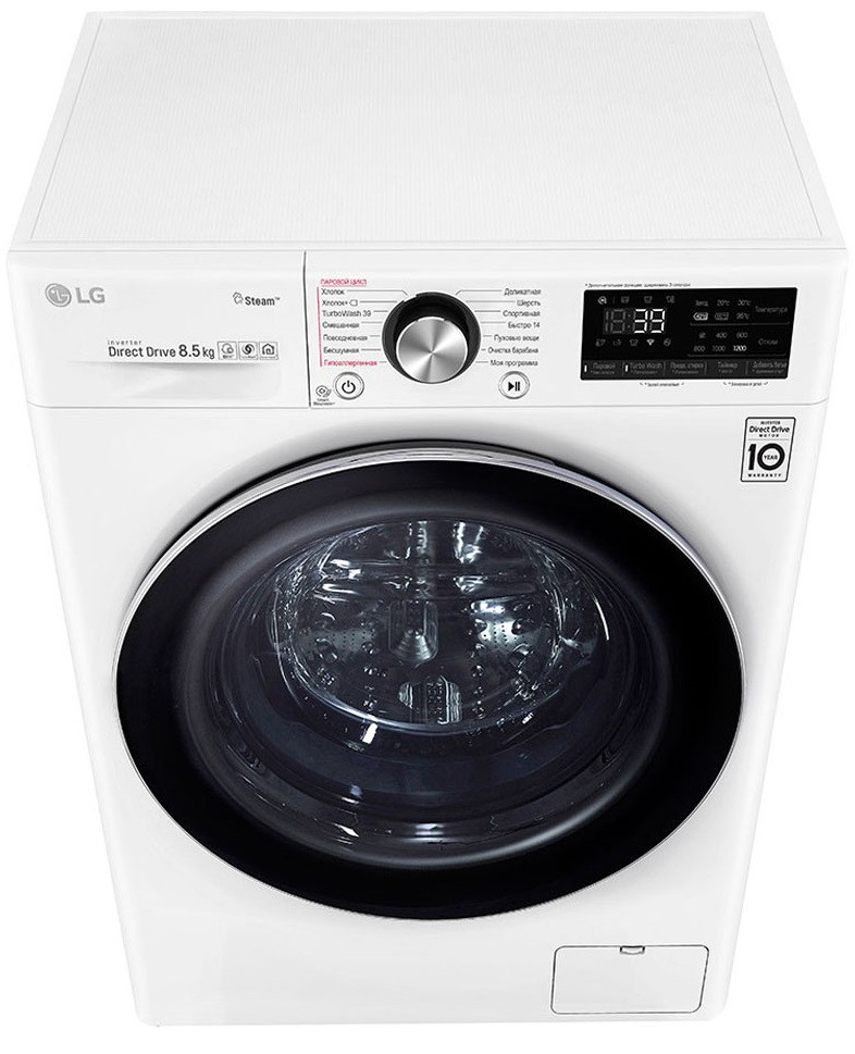 Стиральная машина LG AI DD F2V9GW9W, Белый детальное изображение - 5