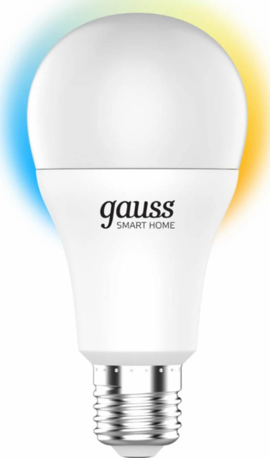 Умная лампочка Gauss Smart Home E27 1130112, 8.5 Вт, 806 Лм, Белый детальное изображение - 1