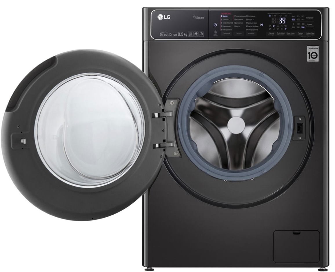 Стиральная машина LG AI DD F2T9GW9P, Черный детальное изображение - 2