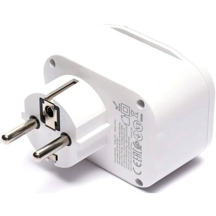 Сетевой переходник HOCO NS3, Белый №3