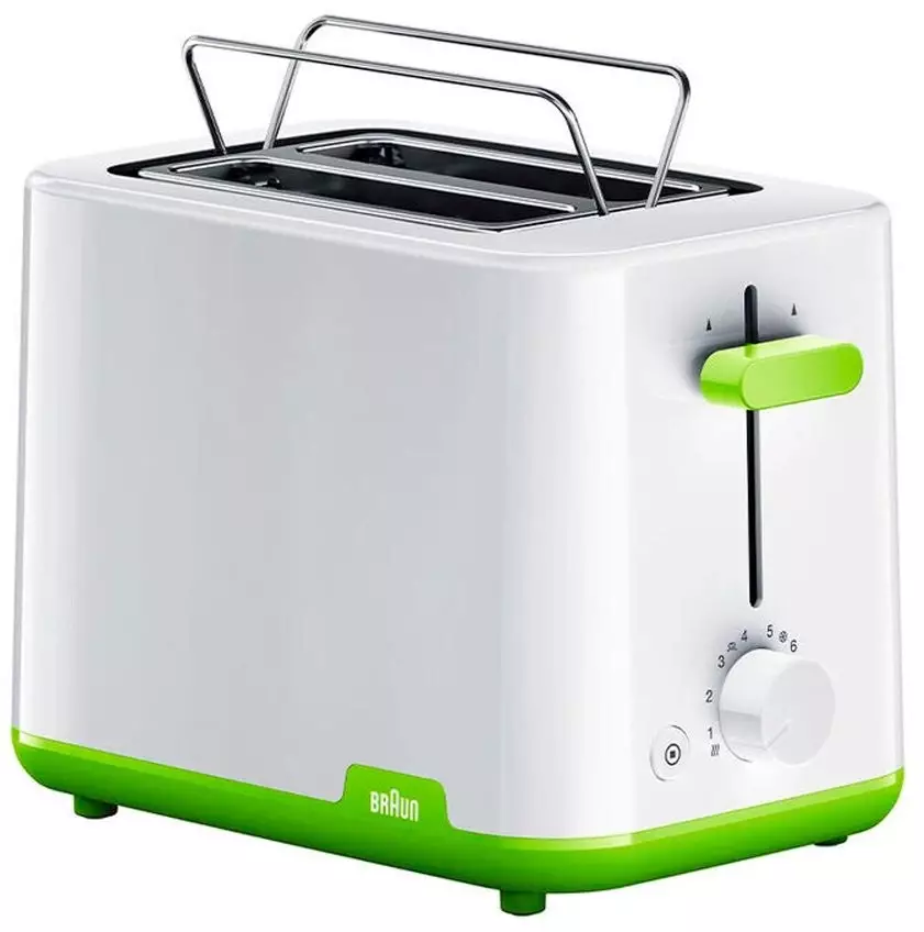 Тостер Braun HT1010GR, Белый детальное изображение - 2