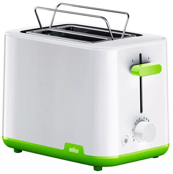 Тостер Braun HT1010GR, Белый №2