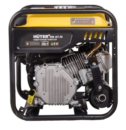 Генератор бензиновый HUTER DN A7.5i 64/10/25, 5.5 кВт, Желтый детальное изображение - 6