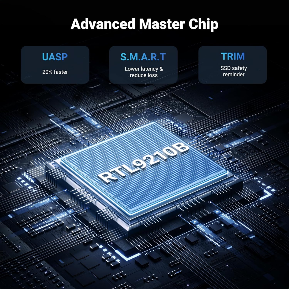 Внешний корпус для SSD M.2 UGREEN CM767 15813, Серый детальное изображение - 3