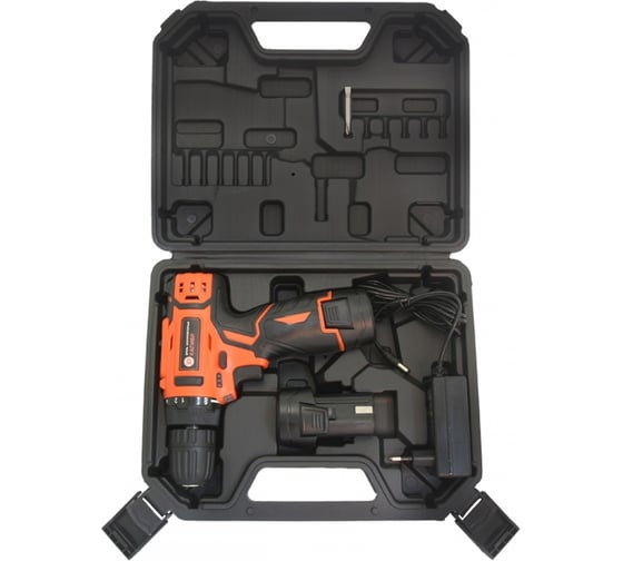 Аккумуляторная дрель-шуруповерт Калибр ДА-12/2, 12 В, 15 Нм, 2 А·ч детальное изображение - 6