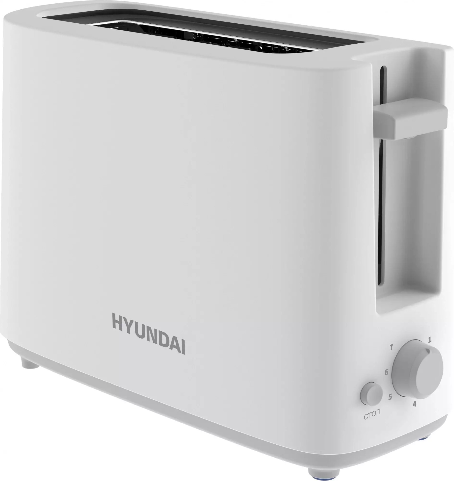 Тостер Hyundai HYT-8006, Белый детальное изображение - 3