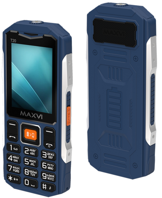 Мобильный телефон MAXVI T20, 32 Мб, Черный, Dual mini-SIM детальное изображение - 2