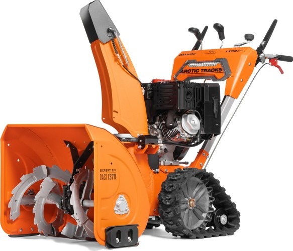 Снегоуборщик гусеничный бензиновый Daewoo DAST 1370 EFI с инжекторным двигателем, 13 л.с., 9560 Вт, Оранжевый/Серый детальное изображение - 1