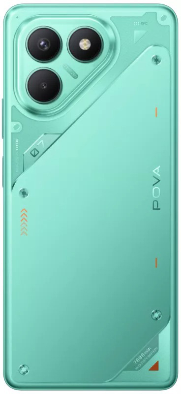 Смартфон Tecno POVA 7 Neo 8/128 Гб, Бирюзовый, Dual nano-SIM детальное изображение - 3
