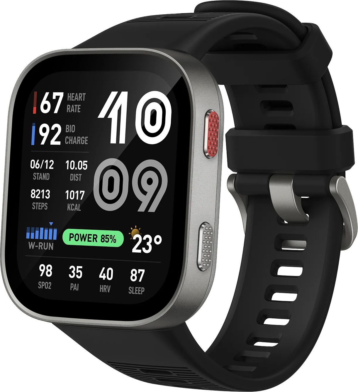 Смарт-часы Amazfit Bip Max, 49.5 мм, Черный детальное изображение - 1