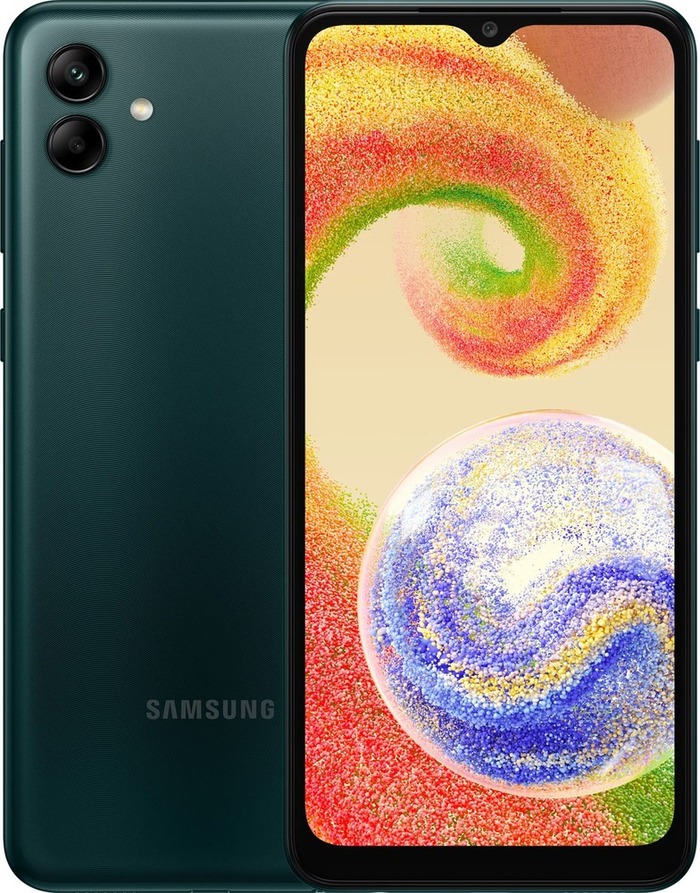 Смартфон Samsung Galaxy A04 3/32 ГБ, Зеленый, Dual nano SIM №1