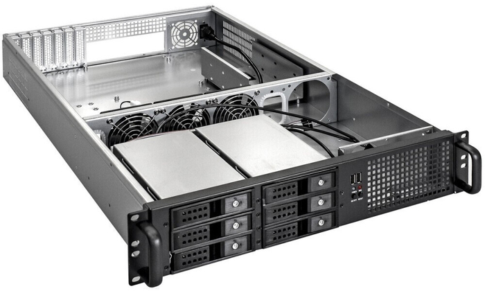 Серверный корпус ExeGate Pro 2U660-HS06/ServerPRO-1100ADS, 1100 Вт, Черный №2