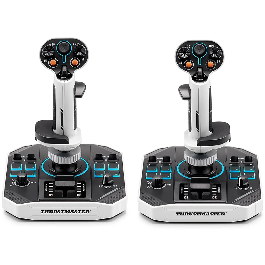 Джойстик ThrustMaster Sol-R 2 HOSAS Space Sim Duo, Белый детальное изображение - 6