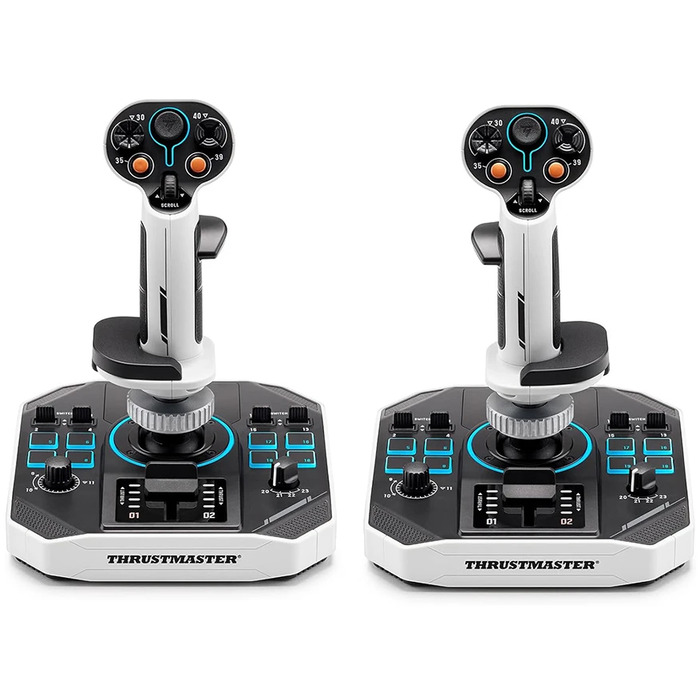 Джойстик ThrustMaster Sol-R 2 HOSAS Space Sim Duo, Белый №6