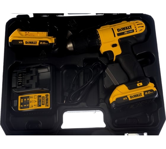 Аккумуляторная дрель-шуруповерт DeWALT DCD771D2-QW, 18 В, 42 Нм, 2 А·ч детальное изображение - 6