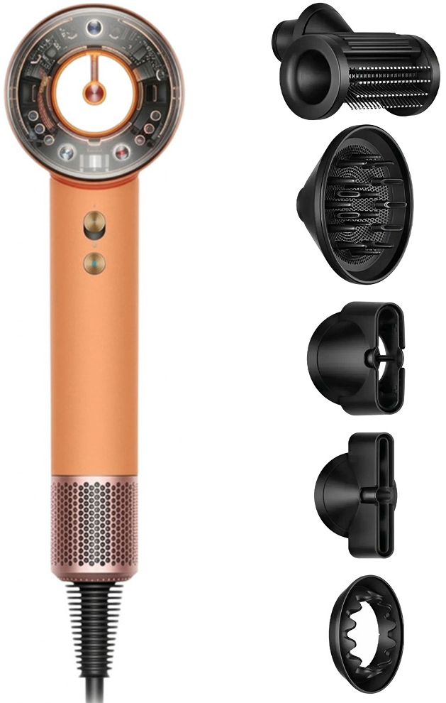 Фен Dyson Supersonic Nural HD16 EU, Синий/Топаз детальное изображение - 5