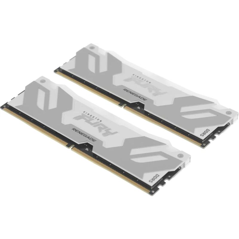 Оперативная память Kingston Fury Renegade White RGB DDR5 6400MHz, KF564C32RWAK2-64, 2x32 Гб KIT, 64 Гб детальное изображение - 6