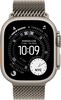 Умные часы Apple Watch Ultra 3 49 мм, Natural Titanium Case with Natural Milanese Loop, Серебристый (L) вариант - 2