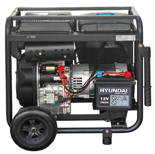 Генератор дизельный с воздушным охлаждением HYUNDAI DHY 10000LE-T, открытый, 8 кВт, Черный детальное изображение - 6