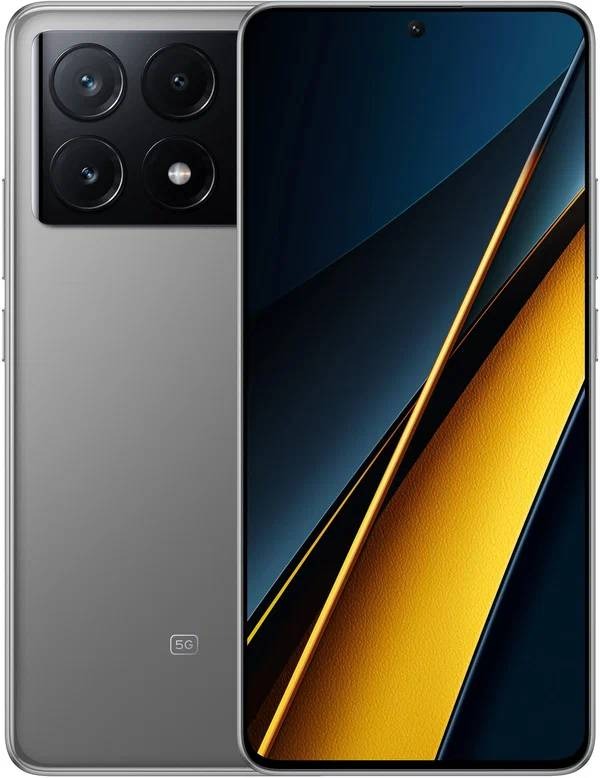 Смартфон Xiaomi POCO X6 Pro 5G 256 ГБ, Серый, Dual nano SIM детальное изображение - 1