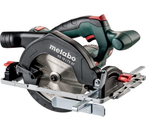 Аккумуляторная ручная циркулярная пила Metabo KS 18 LTX 57 601857840, 165 мм, 4600 об/мин детальное изображение - 1