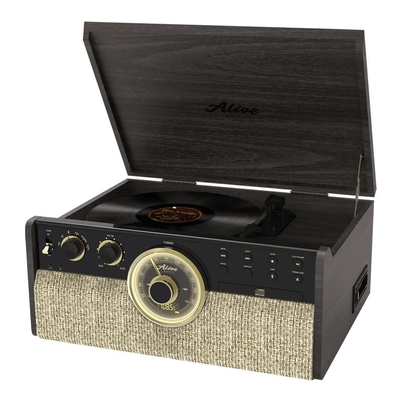 Проигрыватель винила Alive Audio Great Gatsby, Коричневый детальное изображение - 2