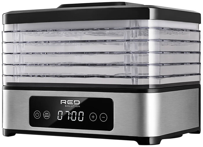 Сушилка для овощей и фруктов Red Solution DD011V, 400 Вт, Серебристый №1