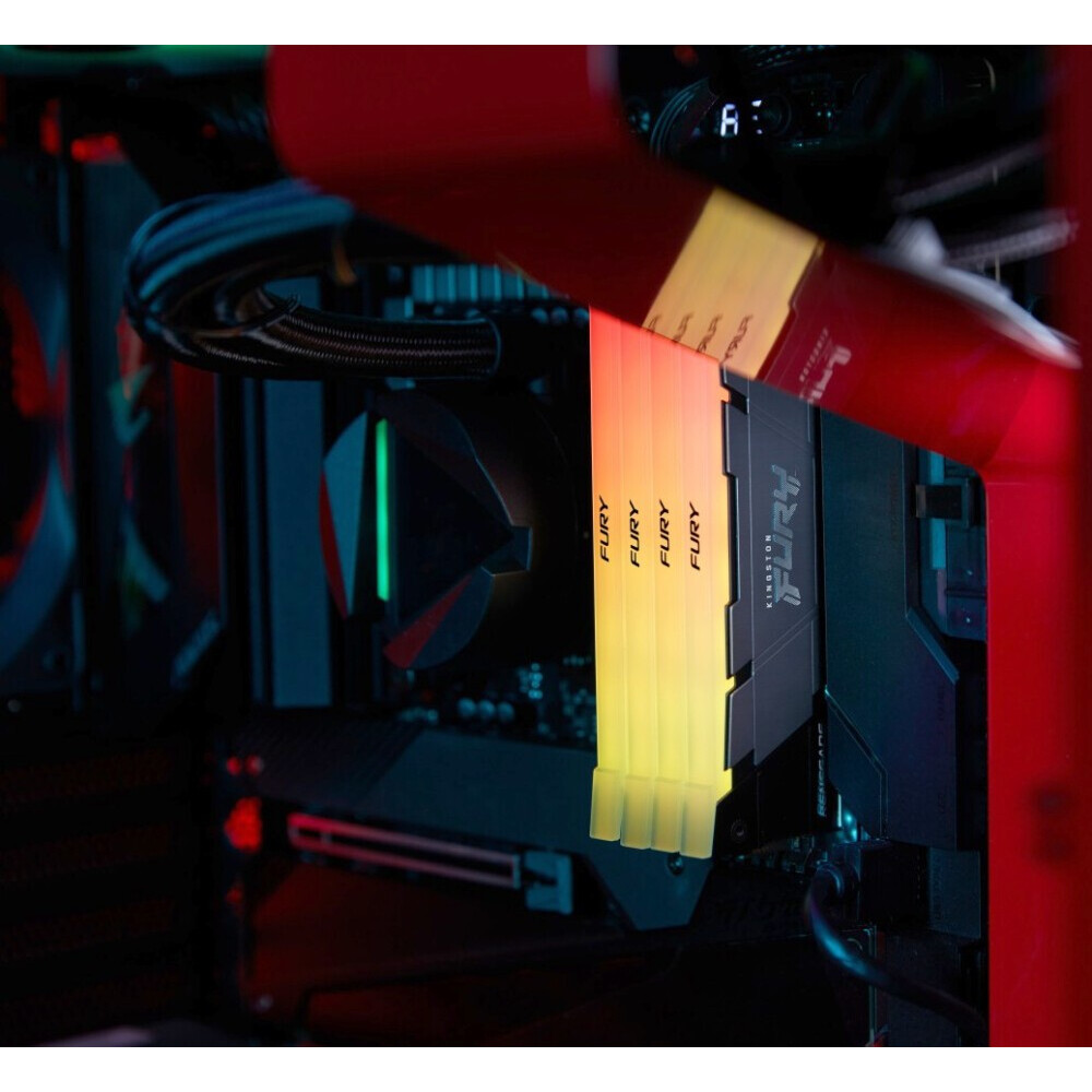 Оперативная память Kingston Fury Renegade RGB DDR4 4000MHz, KF440C19RB2AK2/16, 2x8 Гб KIT, 16 Гб детальное изображение - 9