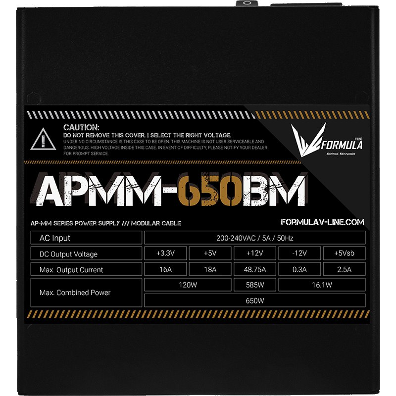 Блок питания Formula APMM-650BM, 650 Вт детальное изображение - 3