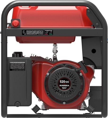 Генератор бензиновый SUNREKA G10000TEAX 211029, 9.2 кВт, Красный детальное изображение - 3