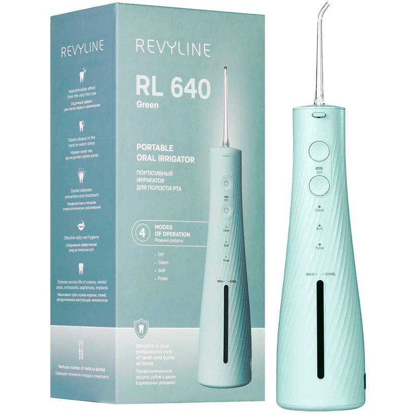 Ирригатор Revyline RL 640, Зеленый детальное изображение - 13